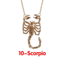 Load image into Gallery viewer, Glam Gold Horoscope Necklaces