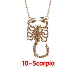 Glam Gold Horoscope Necklaces