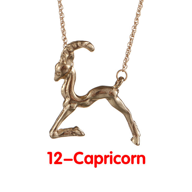 Glam Gold Horoscope Necklaces