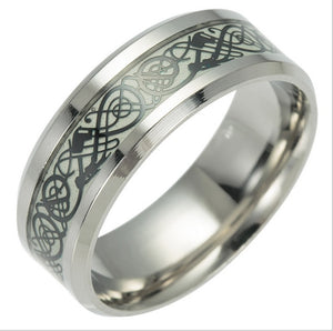 Glam Gold Luminous Plated silver Ring
