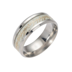 Glam Gold Luminous Plated silver Ring