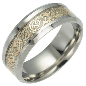 Glam Gold Luminous Plated silver Ring