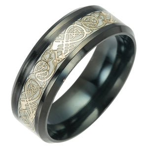 Glam Gold Luminous Plated silver Ring