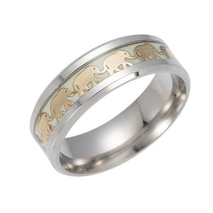 Glam Gold Luminous Plated silver Ring