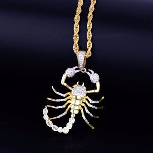 Scorpion Pendant Necklace Chain