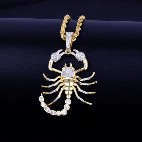 Scorpion Pendant Necklace Chain