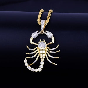 Scorpion Pendant Necklace Chain