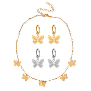 Portrait Coin Cross Crystal Chokers Necklace Set