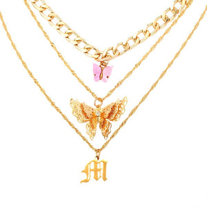 Portrait Coin Cross Crystal Chokers Necklace Set