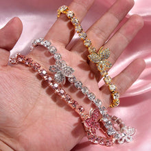 Load image into Gallery viewer, Luxury Rhinestone Tennis Cuban Choker Necklace