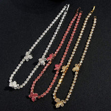 Load image into Gallery viewer, Luxury Rhinestone Tennis Cuban Choker Necklace
