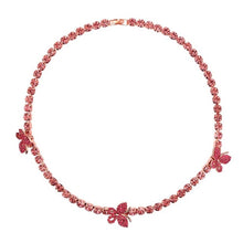 Load image into Gallery viewer, Luxury Rhinestone Tennis Cuban Choker Necklace