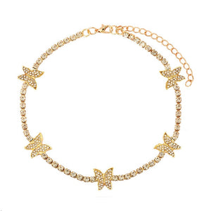 Luxury Rhinestone Tennis Cuban Choker Necklace