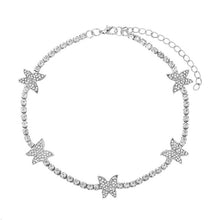 Load image into Gallery viewer, Luxury Rhinestone Tennis Cuban Choker Necklace