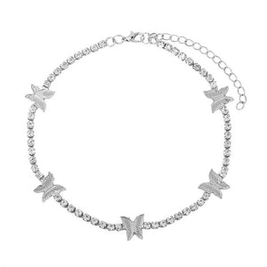 Luxury Rhinestone Tennis Cuban Choker Necklace