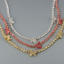 Load image into Gallery viewer, Luxury Rhinestone Tennis Cuban Choker Necklace