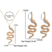 Load image into Gallery viewer, Snake Pendant Necklace