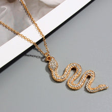 Load image into Gallery viewer, Snake Pendant Necklace