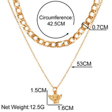 Load image into Gallery viewer, High Quality Initial Chunky Choker Chain Necklace