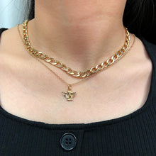 Load image into Gallery viewer, High Quality Initial Chunky Choker Chain Necklace