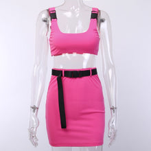 Load image into Gallery viewer, Two Piece Set Fluorescent Party Night
