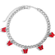 Load image into Gallery viewer, Punk Butterfly Pendant Cuban Necklace