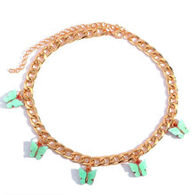 Load image into Gallery viewer, Punk Butterfly Pendant Cuban Necklace