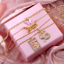 Load image into Gallery viewer, Multilayer Punk Vintage Butterfly Rhinestone Choker