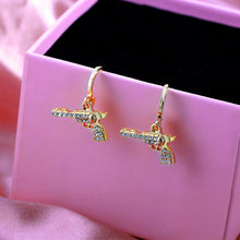 Load image into Gallery viewer, Punk Gun Pistol Pendant Earrings