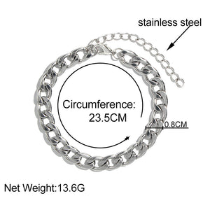 Personality Stainless Steel Anklet