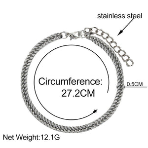 Personality Stainless Steel Anklet