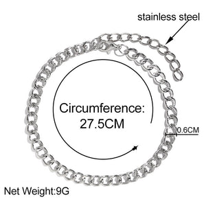 Personality Stainless Steel Anklet