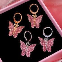 Load image into Gallery viewer, Luxury Butterfly Drop Earrings