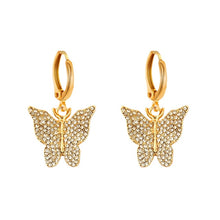 Load image into Gallery viewer, Luxury Butterfly Drop Earrings