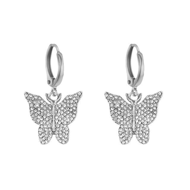 Luxury Butterfly Drop Earrings