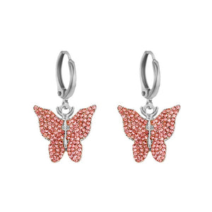 Luxury Butterfly Drop Earrings