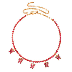 Shiny 5mm Crystal Clavicle Chain Choker Necklace