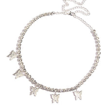 Load image into Gallery viewer, Shiny 5mm Crystal Clavicle Chain Choker Necklace