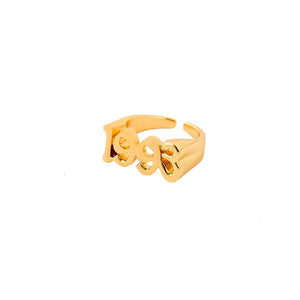Old English Year Number 1991-2005 Adjustable Rings