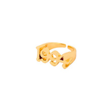 Load image into Gallery viewer, Old English Year Number 1991-2005 Adjustable Rings