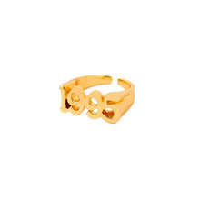 Load image into Gallery viewer, Old English Year Number 1991-2005 Adjustable Rings