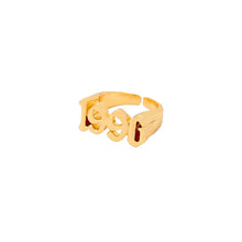 Load image into Gallery viewer, Old English Year Number 1991-2005 Adjustable Rings