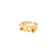 Load image into Gallery viewer, Old English Year Number 1991-2005 Adjustable Rings