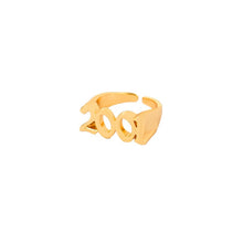 Load image into Gallery viewer, Old English Year Number 1991-2005 Adjustable Rings