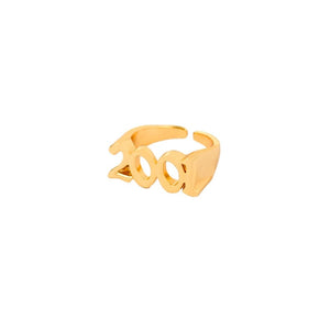 Old English Year Number 1991-2005 Adjustable Rings