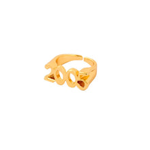 Load image into Gallery viewer, Old English Year Number 1991-2005 Adjustable Rings
