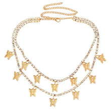 Load image into Gallery viewer, Trendy 2 Layered Rhinestone Tennis Chain