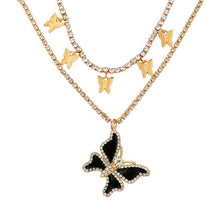 Load image into Gallery viewer, Trendy 2 Layered Rhinestone Tennis Chain