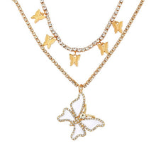 Load image into Gallery viewer, Trendy 2 Layered Rhinestone Tennis Chain