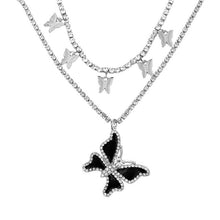 Load image into Gallery viewer, Trendy 2 Layered Rhinestone Tennis Chain